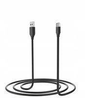 Kabel Libox USB - USB typ C / microUSB / Lightning 1 m czarny